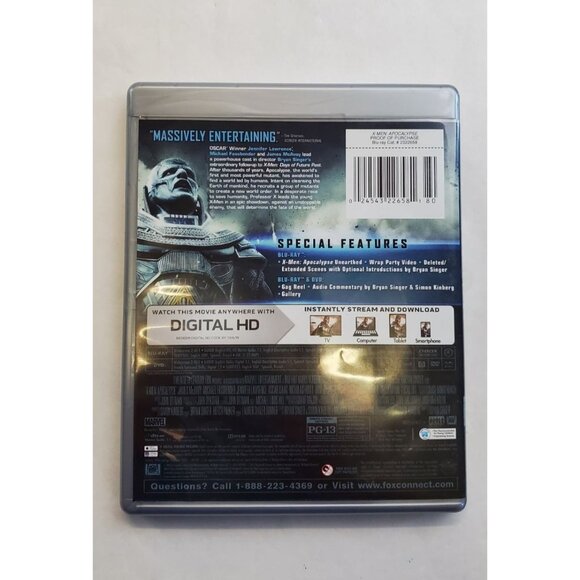 X-Men: Apocalypse - Blu-ray + DVD + Digital HD 2016 - Picture 2 of 8